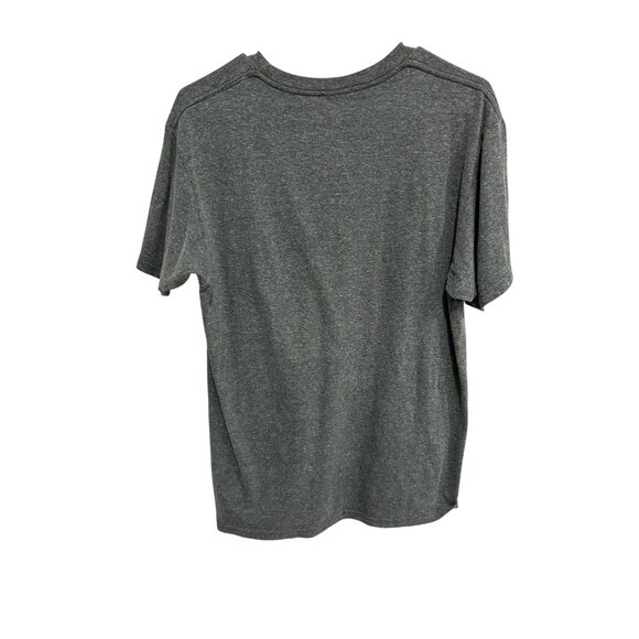 Gray Liberty and Freedom Graphic T Shirt Mens Size M Bonoma Cotton Blend - Picture 2 of 8